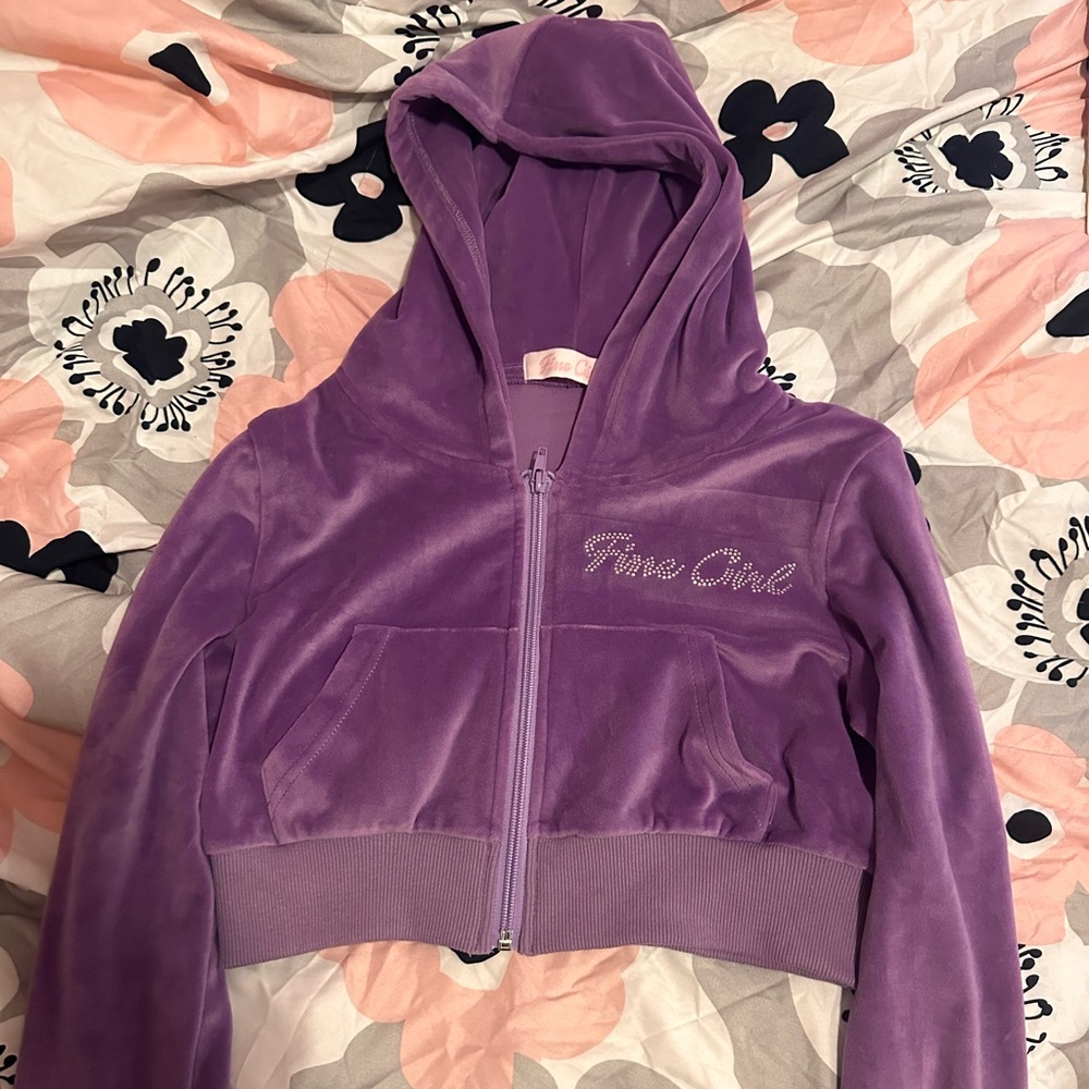 Purple Velvet Tracksuit